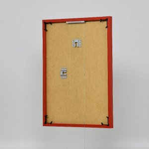 Effect kunststof lijst Art rood 10x15 cm helder glas