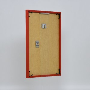 Effect kunststof lijst Art rood 10x15 cm helder glas