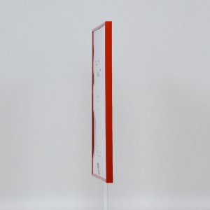 Effect kunststof lijst Art rood 10x15 cm helder glas