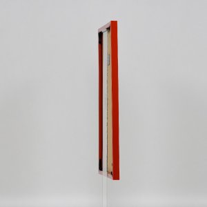 Effect kunststof lijst Art rood 10x15 cm helder glas