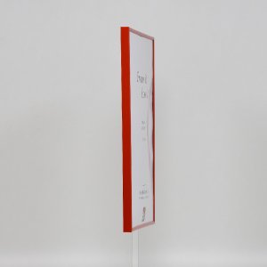 Effect kunststof lijst Art rood 20x20 cm helder glas