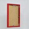 Effect aluminium fotolijst Quadro 20x25 cm rood helder glas staand en liggend formaat