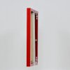 Effect aluminium fotolijst Quadro 20x25 cm rood helder glas staand en liggend formaat