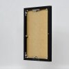 Effect aluminium fotolijst Quadro 20x25 cm zwart helder glas MDF achterwand