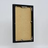 Effect aluminium fotolijst Quadro 20x25 cm zwart helder glas MDF achterwand