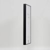 Effect aluminium fotolijst Quadro 20x25 cm zwart helder glas MDF achterwand