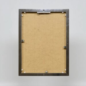 Effect aluminium fotolijst Quadro 20x25 cm zilver hoogglans helder glas