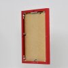 Effect aluminium fotolijst Quadro 20x30 cm rood helder glas hoog horizontaal