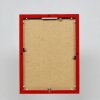 Effect aluminium fotolijst Quadro 21x28 cm rood helder glas vormvast staand formaat