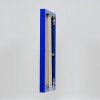 Effect Aluminium Fotolijst Quadro 21x28 cm Blauw Helder Glas Hoog liggend