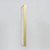 Effect aluminium fotolijst Quadro 21x28 cm goud helder glas staand- liggend formaat