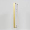 Effect aluminium fotolijst Quadro 21x28 cm goud helder glas staand- liggend formaat