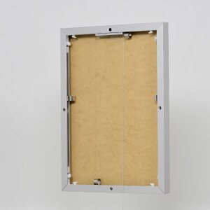 Effect aluminium fotolijst Quadro 24x30 cm zilver helder glas staand- liggend formaat