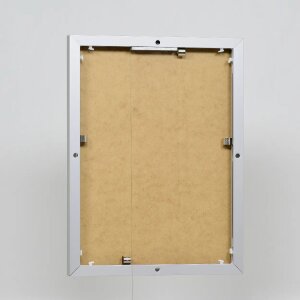 Effect aluminium fotolijst Quadro 24x30 cm zilver helder glas staand- liggend formaat