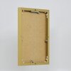 Effect aluminium fotolijst Quadro 24x30 cm goud helder glas MDF achterwand