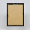 Effect aluminium fotolijst Quadro 24x30 cm zwart helder glas MDF achterwand