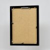 Effect aluminium fotolijst Quadro 24x30 cm zwart hoogglans helder glas