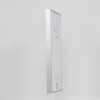 Effect aluminium fotolijst Quadro 25x35 cm zilver helder glas hoog horizontaal