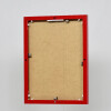 Effect aluminium fotolijst Quadro 25x35 cm rood helder glas holkamerprofiel