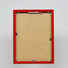 Effect aluminium fotolijst Quadro 25x35 cm rood helder glas holkamerprofiel