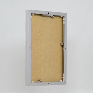 Effect Aluminium Fotolijst Quadro 27x48 cm Zilver Helder Glas Hoog liggend