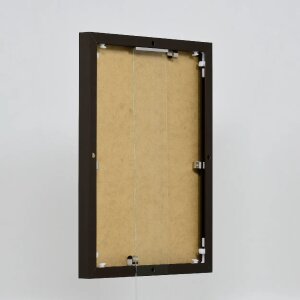 Effect aluminium fotolijst Quadro 42x59,4 cm brons helder glas