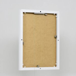 Effect aluminium fotolijst Quadro 60x60 cm wit helder glas