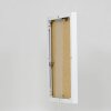 Effect aluminium fotolijst Quadro 30,5x91,5 cm wit helder glas MDF achterwand