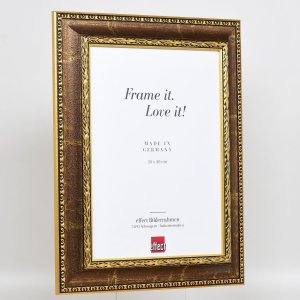 Effect barok fotolijst profiel 31 bruin 25x30 cm Normaal glas