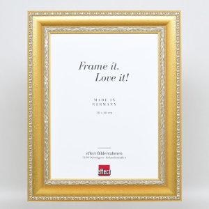 Effect barok fotolijst profiel 31 goud 50x100 cm Normaal glas