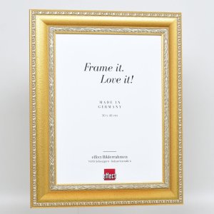 Effect barok fotolijst profiel 31 goud 50x100 cm Normaal glas