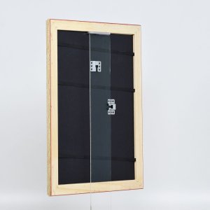 Effect houten barok lijst profiel 37 antiek zilver 18x24 cm normaal glas