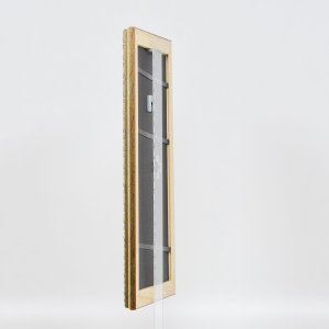 Effect houten barok lijst profiel 37 antiek zilver 27x48 cm normaal glas