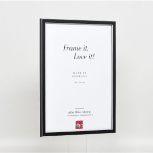 Effect massief houten fotolijst profiel 39 zwart 18x32 cm Normaal glas