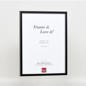 Effect massief houten fotolijst profiel 39 zwart 29,7x42 cm Normaal glas