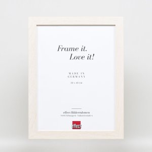 Effect houten fotolijst Profiel 52 wit 21x29,7 cm normaal glas