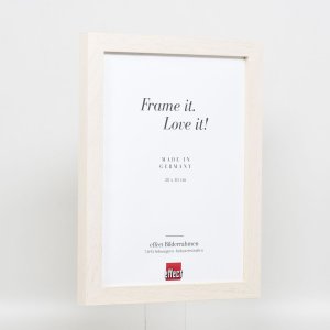 Effect houten fotolijst Profiel 52 wit 21x29,7 cm normaal glas