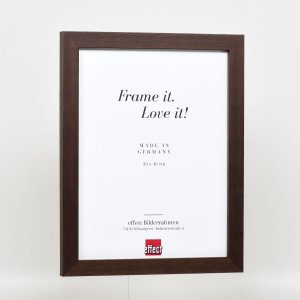 Effect houten fotolijst Profiel 52 donkerbruin 29,7x42 cm normaal glas