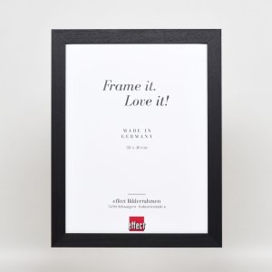 Effect houten fotolijst Profiel 55 zwart 29,7x42 cm normaal glas