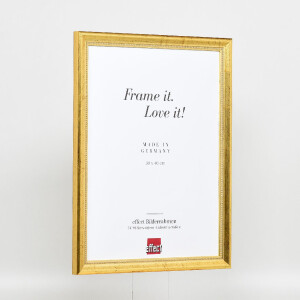 Effect houten fotolijst profiel 85 Goud 20x30 cm normaal glas