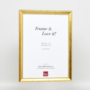 Effect houten fotolijst profiel 85 goud 25x50 cm normaal glas