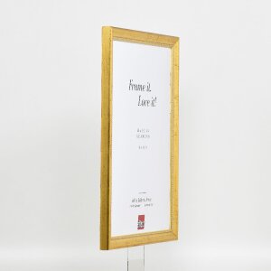 Effect houten fotolijst profiel 85 goud 25x50 cm normaal glas