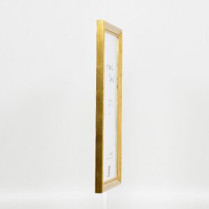 Effect houten fotolijst profiel 85 goud 25x50 cm normaal glas