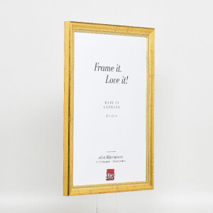 Effect houten fotolijst Profiel 85 Goud 30x30 cm normaal glas