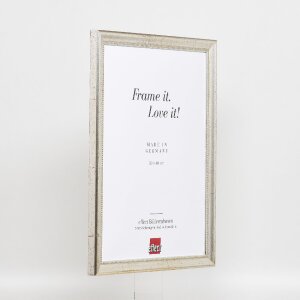 Effect houten fotolijst profiel 85 zilver 29,7x42 cm normaal glas