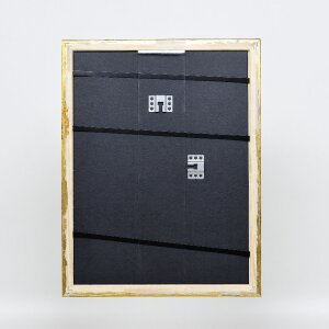 Effect houten fotolijst profiel 85 goud 40x40 cm normaal glas