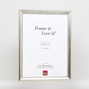 Effect houten fotolijst profiel 85 zilver 42x59,4 cm normaal glas