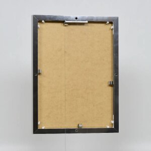 Effect aluminium fotolijst Quadro 20x30 cm zilver hoogglans ontspiegeld glas