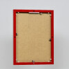 Effect aluminium fotolijst Quadro 24x30 cm rood antireflecterend glas MDF achterwand