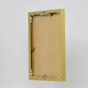 Effect aluminium fotolijst Quadro 24x30 cm goud antireflecterend glas MDF achterwand